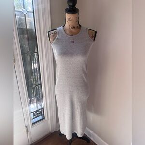 Y2K Polo Ralph Lauren Ribbed Cotton Racerback Dress
